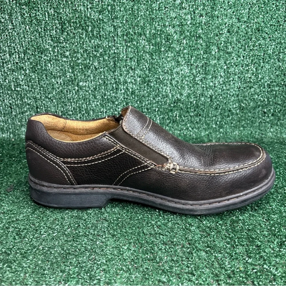 Nunn Bush Men’s‎ Casual Memory Foam Leather Loafer Brown Size 10.5 Wide